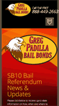 Mobile Screenshot of padillabailbonds.com